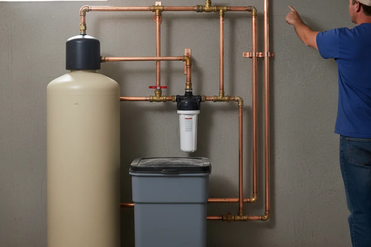 Whole-house water treatment system installed in Centreville